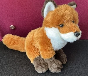 Fuchs Plüschtier Stofftier Fuchsbaby sitzend klein ca 20 cm  Herbst Dekoration - Bild 1 von 9