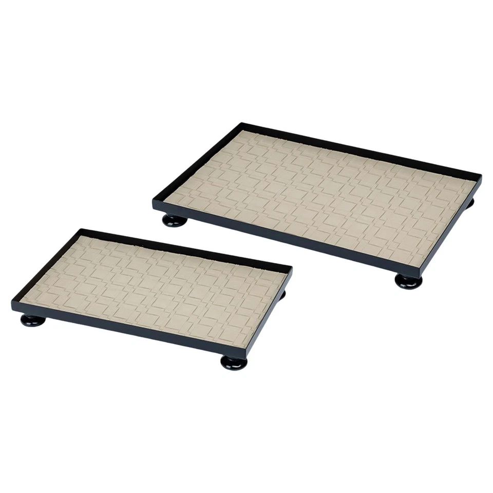 Vanity Tray Dish Serving Tray Storage Organizer with Wooden Legs Snack Bread - Image 1 of 1