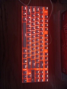 REDRAGON - Kumara K552-1 RGB Wired RED Gaming Mechanical CLICK Keyboard - Picture 1 of 1