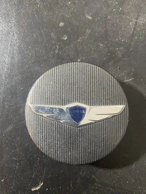 2015 年现代 Genesis 车轮中心盖轮辋轮毂盖徽章正品原始设备制造商 — 第 1/3 张图片