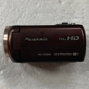 Panasonic HC-V550M Brown Full HD Digital Hi-Vision Video Camera Camcorder Junk - Picture 1 of 11