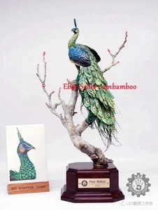 LEE Estudio de Escultura 1/10 Pavo Real Verde Animal GK Estatua Modelo Librea Oficial - Imagen 1 de 9