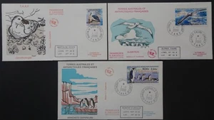 French Antarctic Territory's Database of Birds first day stamp cover set - Picture 1 of 1
