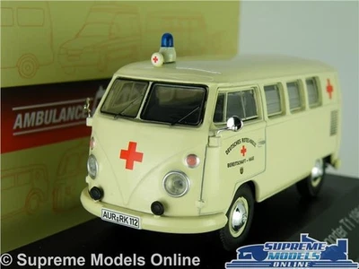 VOLKSWAGEN TRANSPORTER T1 MODEL AMBULANCE VAN 1:43 SIZE IXO 7495012 VW CLASSIC T - Image 1 of 4