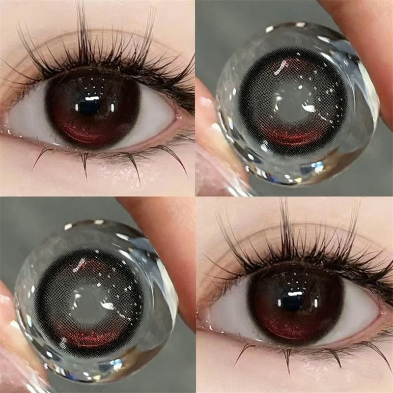  5Color 2-Piece Contact Lenses/ Contact Lens Travel Kit Cute Contact Case Holder - Image 1 of 4