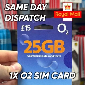 1x O2 PAYG Triple SIM Card -£15 deal - Picture 1 of 3