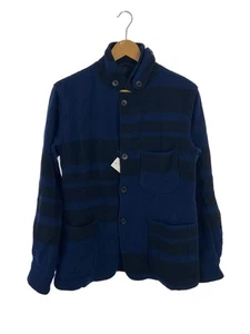 Engineered Garments Jacket/M/Wool/NVY/Striped/Used - Picture 1 of 4