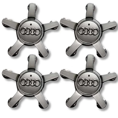 Buje tapacubos de aleación x4 para Audi gris 135 mm Q7 09-20 4L0601165D Foto 1 de 4