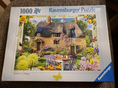 Ravensburger 00142 Baker's Cottage No 14 1000 Pc Jigsaw Puzzle Damaged Box New - Image 1 of 3