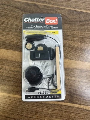 Chatter Box HJC Open Face Stereo Head Set NOS - Image 1 of 3