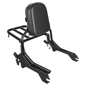 For Harley Fat Boy Breakout 2018-2025 Backrest Sissy Bar with Luggage Rack - Bild 1 von 11