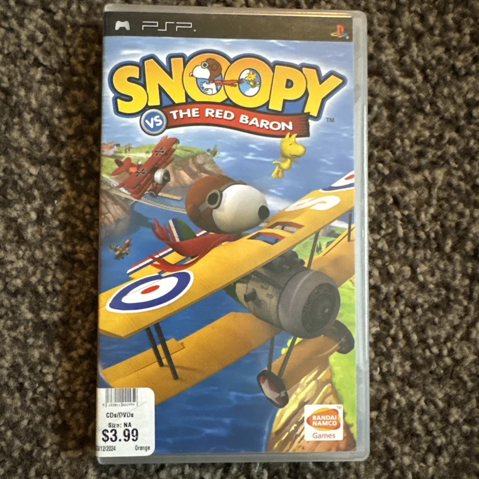 Snoopy vs. The Red Baron (Sony PSP) Complete - Tested - Authentic - Image 1 of 4