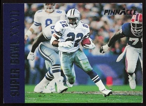 Emmitt Smith 1993 Pinnacle Super Bowl XXVII #3 - Dallas Cowboys - Imagen 1 de 2
