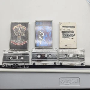 Vintage Guns N Roses Cassette Lot Appetite For Destruction Use Your Illusion II - Picture 1 of 6