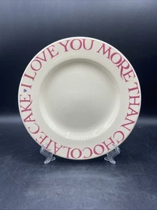 Emma Bridgewater “I Love You More Than Chocolate Cake” Toast & Marmalade Plate - Picture 1 of 2