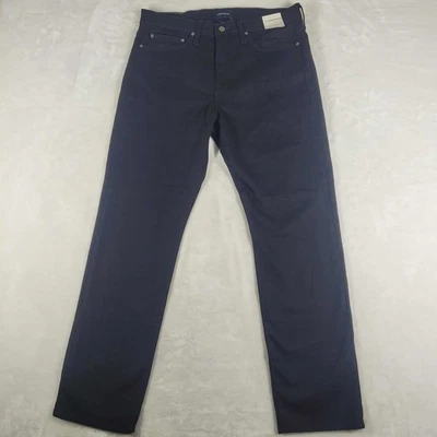 J.Crew 770 Straight Jeans Men's 34x30 Black Denim Stretch Casual 5 Pocket NWT - Image 1 of 4
