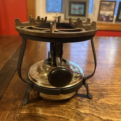 Antique MANNING BOWMAN ALCOLITE QUALITY Camp Stove Heater, Untested 1910 - Image 1 of 4