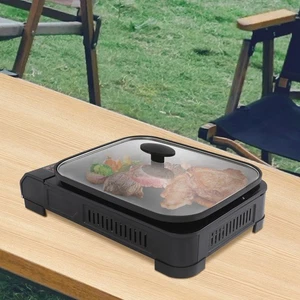 Cocina de Gas de Acero Inoxidable con Sartén de Barbacoa Cocina de Gas Portátil para Camping - Imagen 1 de 19