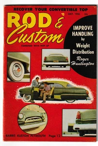 Vintage Rod & Custom Car Magazine Vol.3 No. 3 July 1955 Barris Kustom Plymouth - Picture 1 of 3