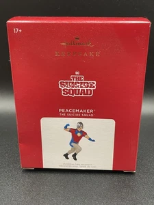 DC Peacemaker Hallmark Keepsake adorno de Navidad 2021 Escuadrón Suicida John Cena - Imagen 1 de 7