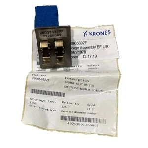 NEW KRONES 200056922F SPONGE ASSEMBLY BF L/R 21266669 - Picture 1 of 1