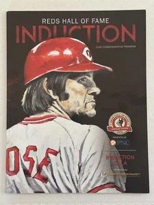 PETE ROSE - Cincinnati Reds Hall of Fame Induction 2016 Commemorative Program - Picture 1 of 1
