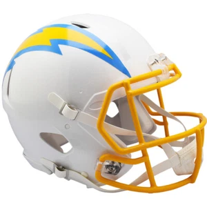 Casco de fútbol americano auténtico tamaño completo LA Chargers Riddell Speed - Imagen 1 de 4