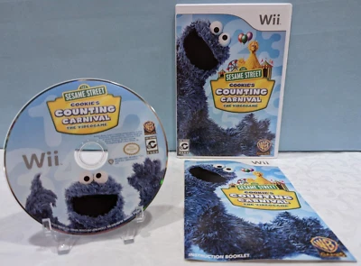 Sesame Street: Cookie's Counting Carnival (Nintendo Wii, 2010) Complete & Tested - Image 1 of 3