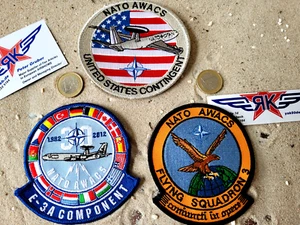 Patch 3er SET NATO AWACS E - 3A USAF RAF NATO/ Avion / Aircraft  Yakair - Bild 1 von 5