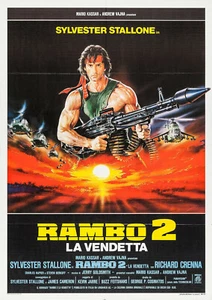 RAMBO 2 POSTER SYLVESTER KRIEGSHENGST WAR RICHARD CRENNA - Bild 1 von 1