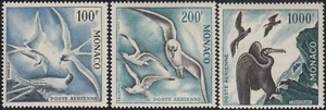 #MON (05224) Monaco 1957 Uccelli marini d.13 (N°A 66/68) Gomma MNH** - Imagen 1 de 2