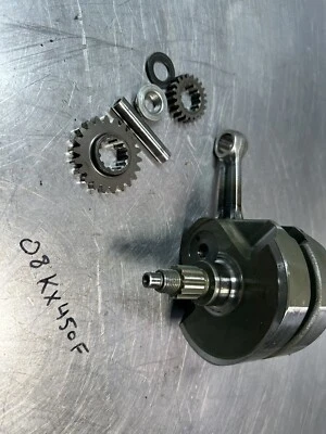 Kawasaki KX450F KX 450F 2008 cigüeñal cigüeñal motor 06-08 malo Foto 1 de 4