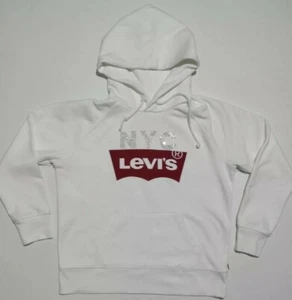 Sudadera con capucha deportiva para mujer Levi's Batwing gráfico Nueva York, talla S - Imagen 1 de 8