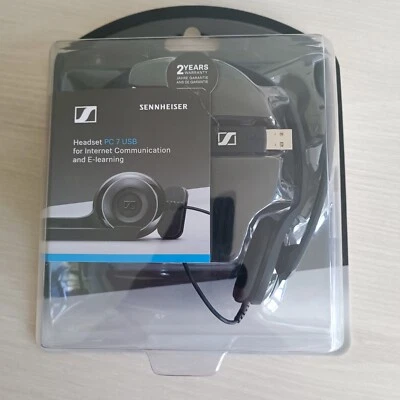 Sennheiser PC 7 USB Headset Ohraufliegendes VoIP Headset - Bild 1 von 2