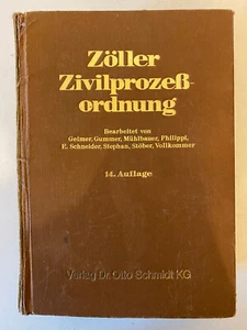 Zöller Zivilprozessordnung ZPO 14. Auflage 1984 - Bild 1 von 7