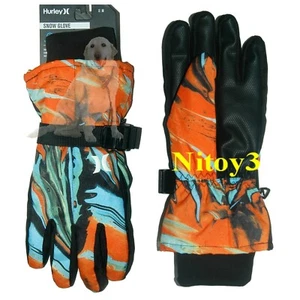 Hurley Snow Sports Split Side Gloves-Resist Wind-Waterproof Men S/M(girth): 8-8½ - Picture 1 of 1
