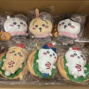 Chiikawa Panadería Arena Mascota Personal Disfraces Set 6 Completo Hachiware Usagi Peluche - Imagen 1 de 12