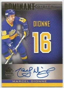 2020-21 UD SP Signature Edition Legends Dominant Digits Gold Auto MARCEL DIONNE - Picture 1 of 1