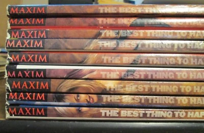 MAXIM For Men Magazine - Lot of 9 Issues - Image 1 of 4