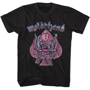 Motorhead GRAPHIC WARPING Adult T Shirt Official New Heavy Metal Rock Black - Picture 1 of 3