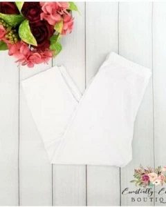 Leggings suaves de mantequilla de cintura alta de verano divertidos de Capri en blanco - Imagen 1 de 1