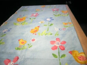 Vintage Made in England 3 Yards 54"W Nursery Fabric - Picture 1 of 4
