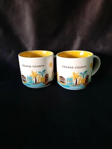 2 STARBUCKS ORANGE COUNTY Y A H SERIE 2015 TOP GEBRAUCHT NUR AUSGESTELLT - Bild 1 von 5