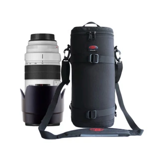 12x25cm Thick strong Lens Pouch Case For Canon 70-200 F2.8, 100-400 mm F4.5-5.6 - Picture 1 of 9