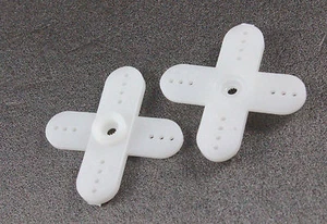 2 Stück Extra Stark Kunststoff Futaba Servo Arm Hron (Kreuz) Schraube in US VERKÄUFER/VERSAND - Bild 1 von 3