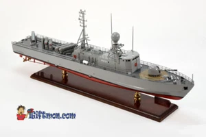 32" GEPARD -CLASS SCHNELLBOOT fast attack craft fully built museum boat model - Picture 1 of 10