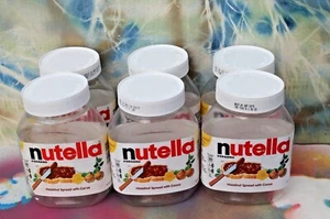 Nutella Hazelnut Spread with Cocoa Containers, EMPTY 33.5 oz Lot of 6 - Picture 1 of 4