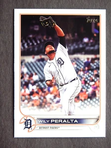 Wily Peralta #653 Topps 2022 Baseball Card (Detroit Tigers) - Picture 1 of 2