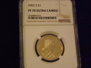 2002-S   $1  Sacagawea          NGC PF 70 Ultra Cameo - Picture 1 of 2