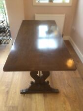 A Lovely Good Quality  Oak Refectory Style Oak Dining Table